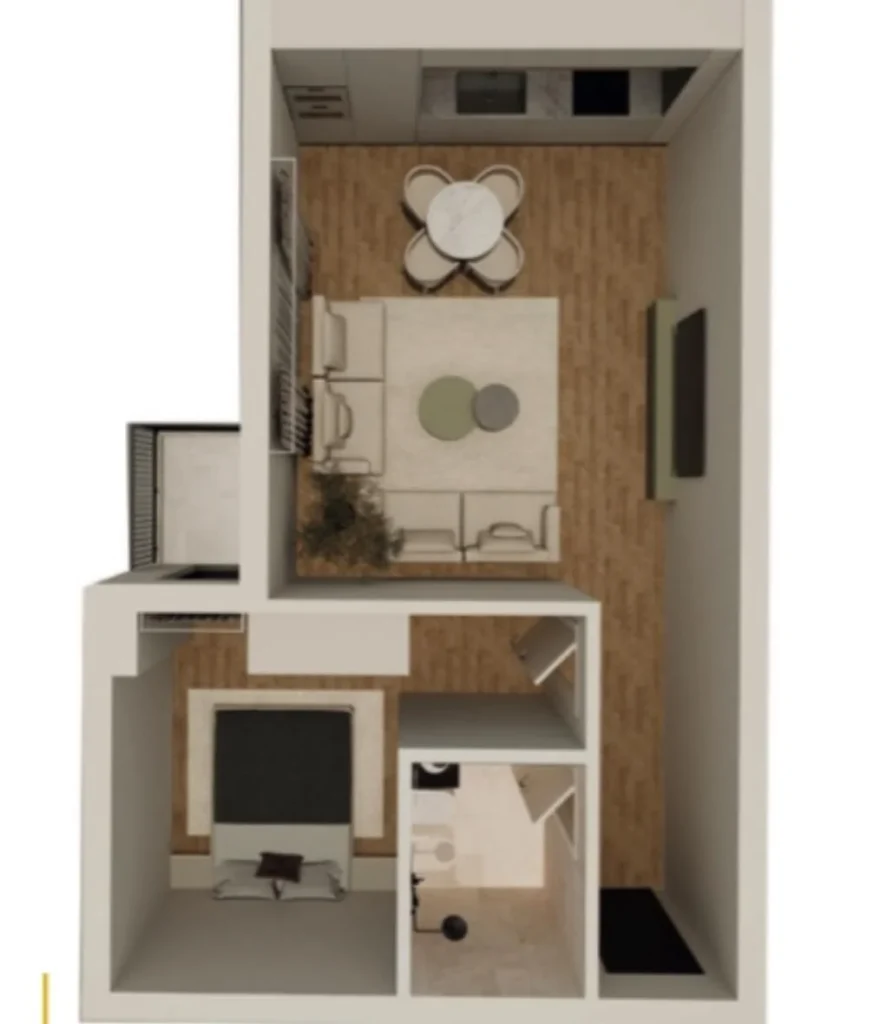 Banesë 48.09m² në Vushtrri – Vicianum Residence