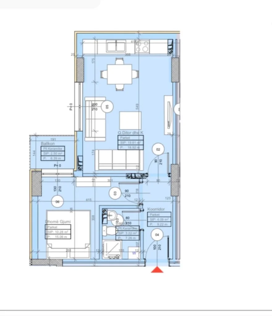 Banesë 48.09m² në Vushtrri – Vicianum Residence