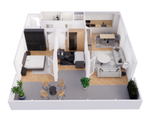 Banesa 80.00 m², Fushë Kosova Park Residence