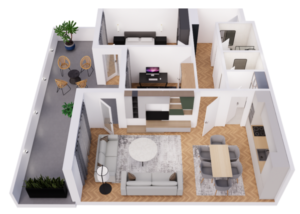 Banesa 80.00 m², Fushë Kosova Park Residence