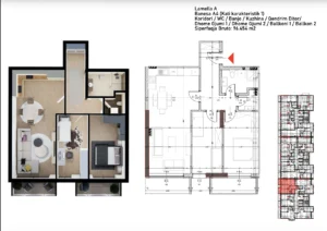 Shitet banesa 96.454m², Prishtina e re – Polaris Select Residence