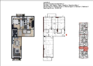 Shitet banesa 126.813 m², Prishtina e re – Polaris Select Residence