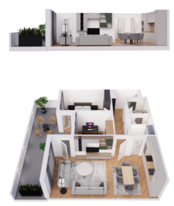 Banesa në shitje 71.79m² , Fushë Kosova Park Residence