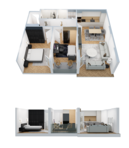 Banesa në shitje 80.00 m², Fushë Kosova Park Residence