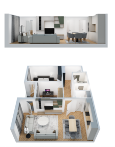 Banesa në shitje 80.00 m², Fushë Kosova Park Residence