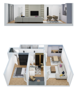 Banesa në shitje 81.51m² , Fushë Kosova Park Residence