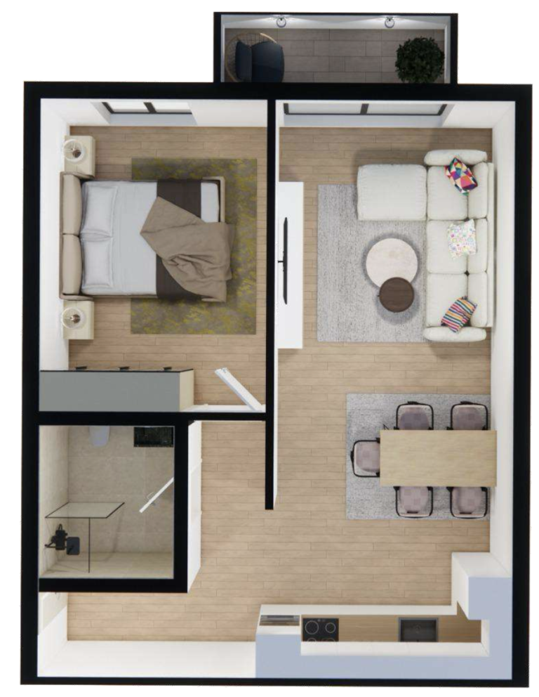Shitet banesa 67.96m², Prishtina e re - Polaris Select Residence