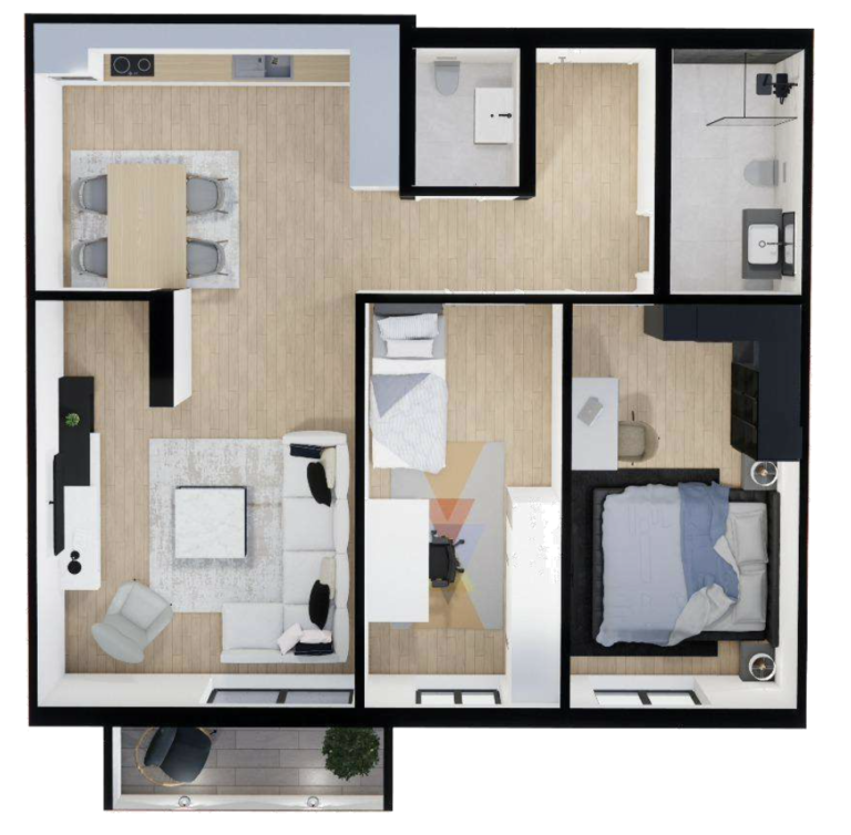 Shitet banesa 88.86 m², Prishtina e re - Polaris Select Residence