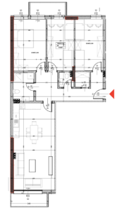 Shitet banesa 126.81 m², Prishtina e re – Polaris Select Residence