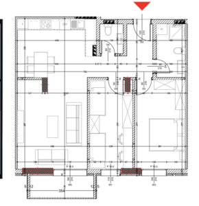 Shitet banesa 89.04 m², Prishtina e re – Polaris Select Residence
