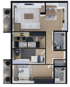 Shitet banesa 119.95 m², Prishtina e re – Polaris Select Residence