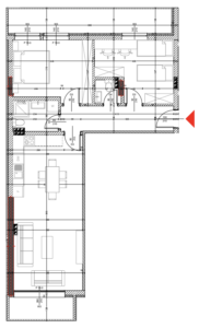 Shitet banesa 105.35 m², Prishtina e re – Polaris Select Residence