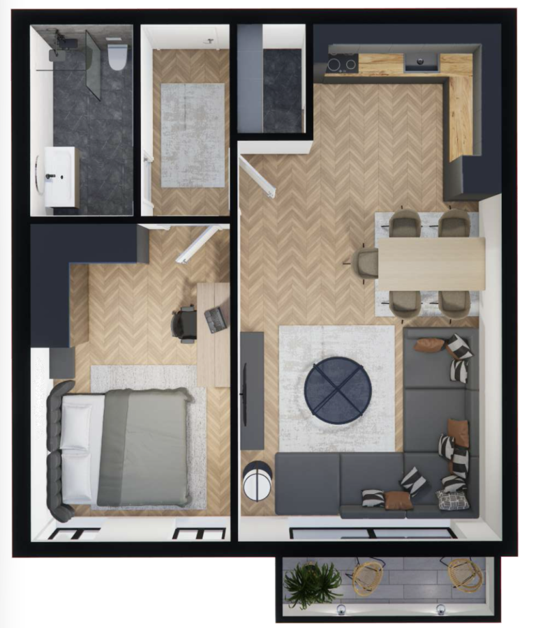 Shitet banesa 70.73 m², Prishtina e re - Polaris Select Residence