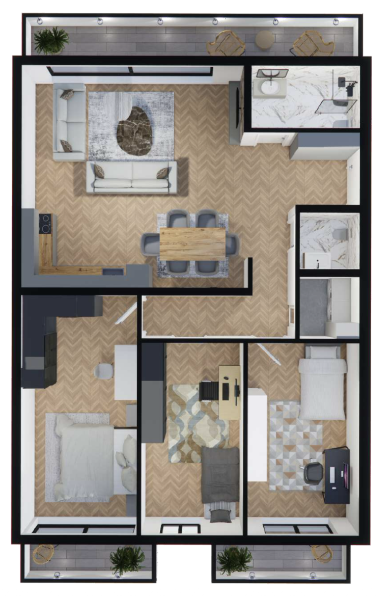 Shitet banesa 141.12 m², Prishtina e re - Polaris Select Residence