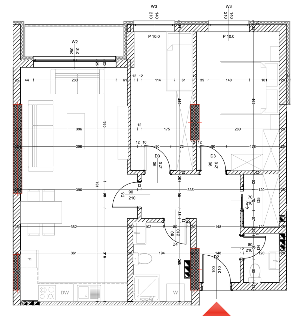 Shitet banesa 86.25 m², Prishtina e re – Polaris Select Residence