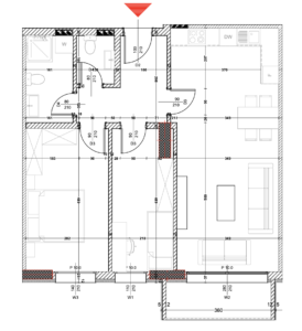 Shitet banesa 83.09 m², Prishtina e re – Polaris Select Residence