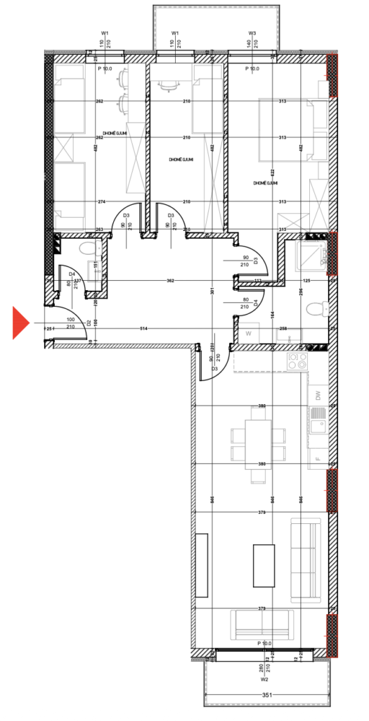 Shitet banesa 116.95 m², Prishtina e re – Polaris Select Residence