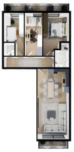 Shitet banesa 65.92 m², Prishtina e re – Polaris Select Residence