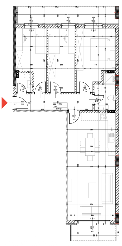 Shitet banesa 65.92 m², Prishtina e re – Polaris Select Residence