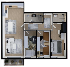 Shitet banesa 113.87 m², Prishtina e re – Polaris Select Residence