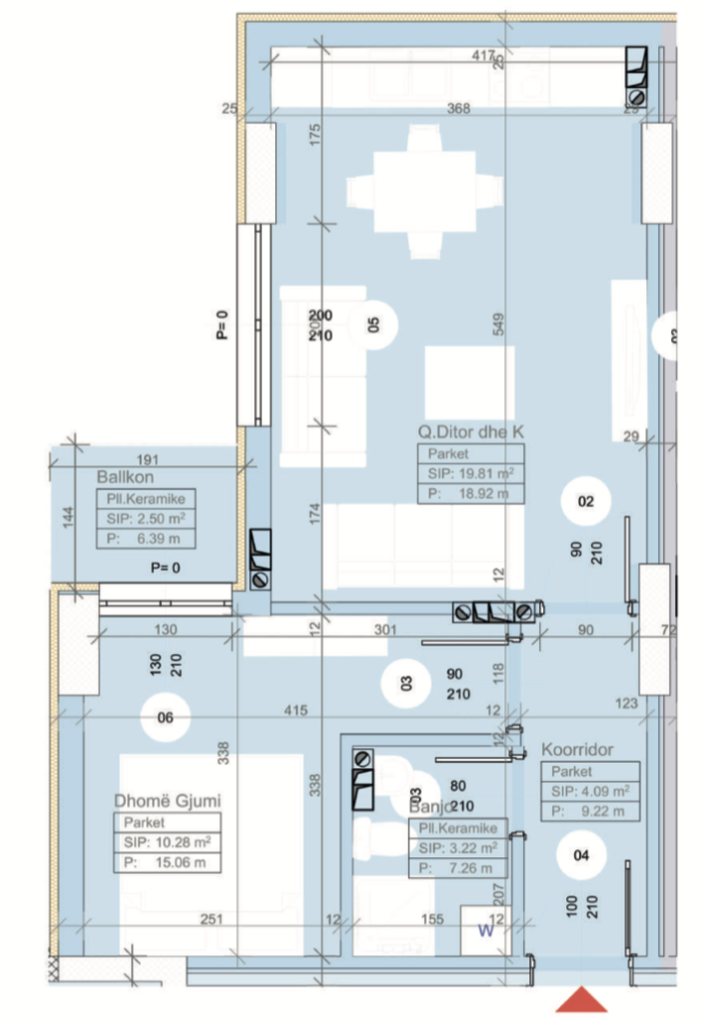 Shitet banesa 48.09 m² në Vushtrri – Vicianum Residence