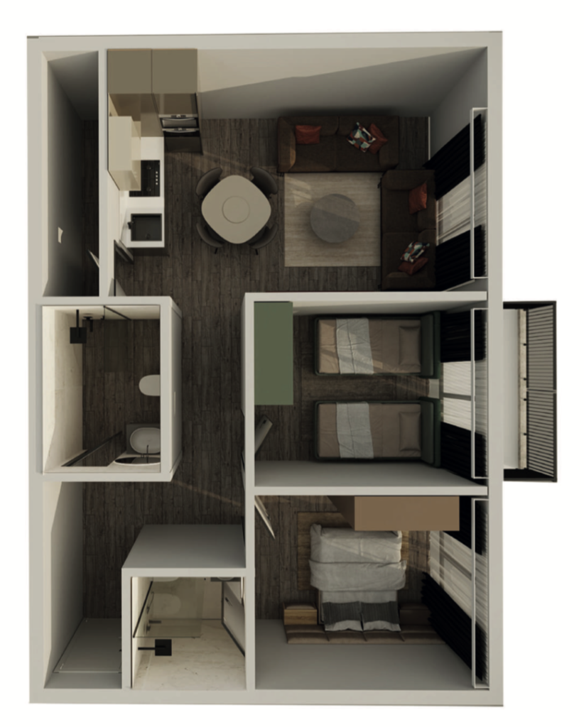 Shitet banesa 77.54 m² në Vushtrri – Vicianum Residence