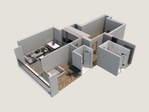 Shitet banesa 84.33 m² në Vushtrri – Vicianum Residence