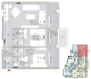 Shitet banesa 74.19 m² në Vushtrri – Vicianum Residence