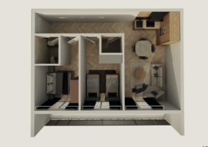 Shitet banesa 74.19 m² në Vushtrri – Vicianum Residence