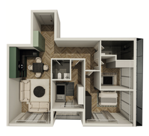 Shitet banesa 97.05 m² në Vushtrri – Vicianum Residence