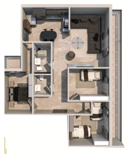 Shitet banesa 109.73 m² në Vushtrri – Vicianum Residence
