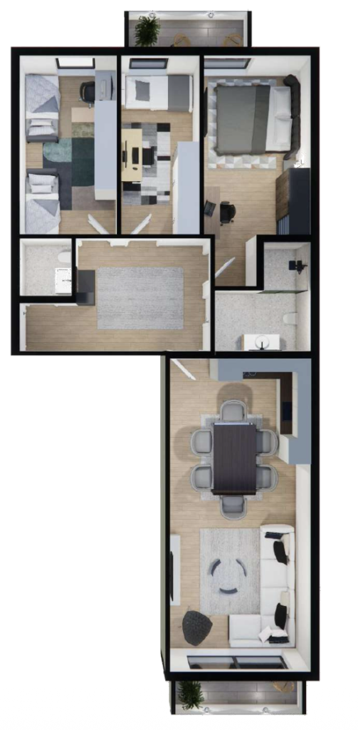 Shitet banesa 117.37 m², Prishtina e re – Polaris Select Residence