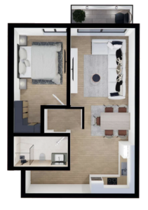 Shitet banesa 67.34 m², Prishtina e re – Polaris Select Residence