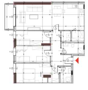 Shitet banesa 120.73 m², Prishtina e re – Polaris Select Residence