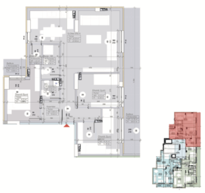 Shitet banesa 109.73 m² në Vushtrri – Vicianum Residence