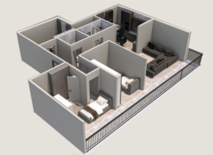 Shitet banesa 109.73 m² në Vushtrri – Vicianum Residence