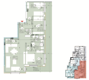 Shitet banesa 111.30 m² në Vushtrri – Vicianum Residence