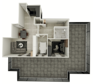 Shitet banesa 68.74 m² në Vushtrri – Vicianum Residence