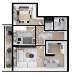 Shitet banesa 90.1 m² – Malisheva Park Residence