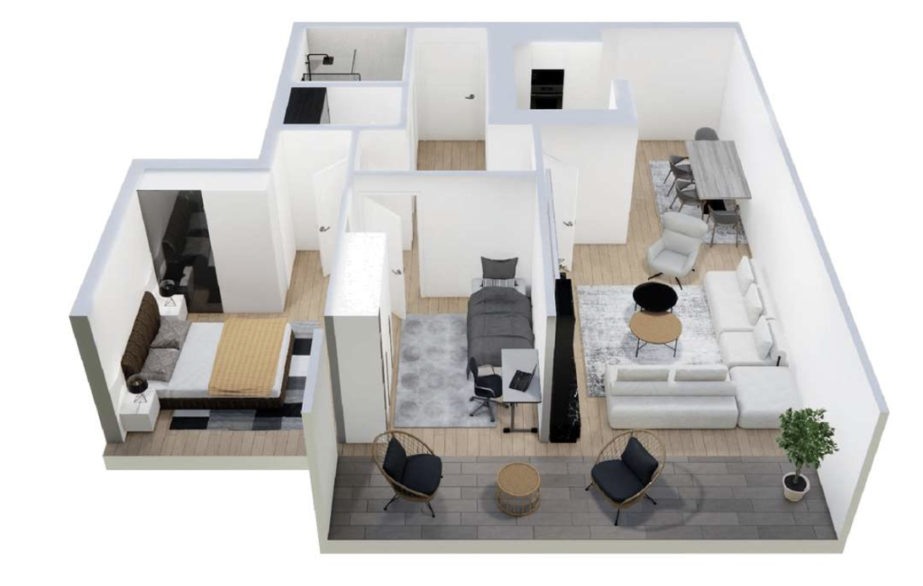 Shitet banesa 90.1 m² – Malisheva Park Residence