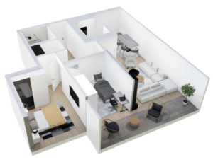 Shitet banesa 90.1 m² – Malisheva Park Residence