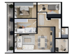 Shitet banesa 100.1 m² – Malisheva Park Residence