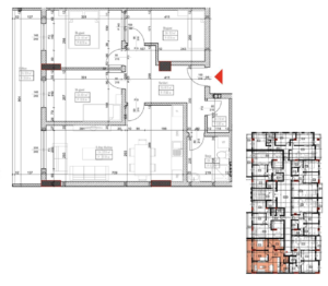 Shitet banesa 100.1 m² – Malisheva Park Residence