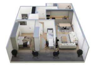 Shitet banesa 100.1 m² – Malisheva Park Residence