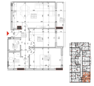 Shitet banesa 82 m² – Malisheva Park Residence