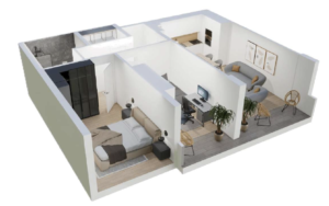 Shitet banesa 82 m² – Malisheva Park Residence