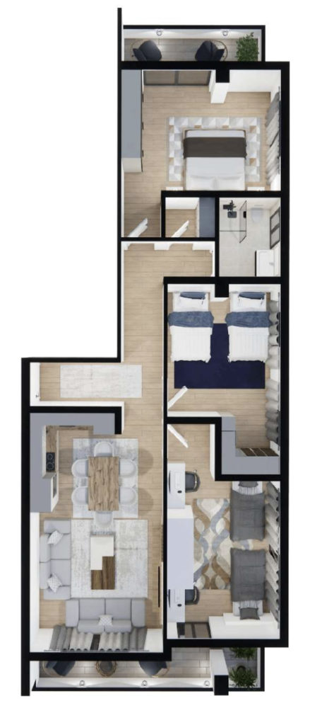 Shitet banesa 121.5 m² – Malisheva Park Residence