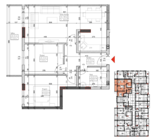 Shitet banesa 88.4 m² – Malisheva Park Residence