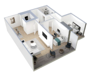 Shitet banesa 88.4 m² – Malisheva Park Residence