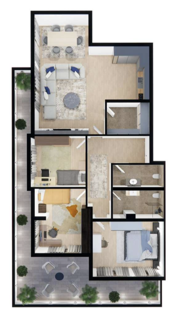 Shitet banesa 183.6 m² – Malisheva Park Residence